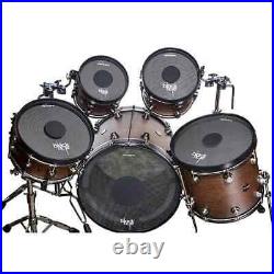 Black Hole Drum Silencing Set for 5pc Kit 22/10/12/16/14 New