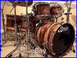 Brady Jarrah Ply Reverse Blackheart Drum Set