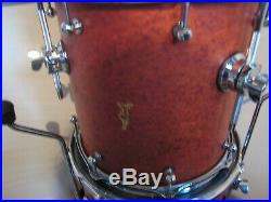 Brady Jarrah wood drum set 5pc early 2000s Chris Brady great condition