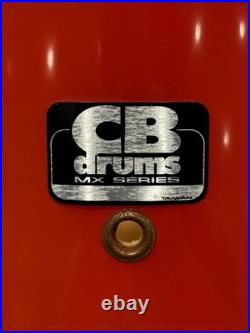 CB Percussion MX Series 5-Piece Drum Set Sunbleached Red CB Percussion MX Series 5-Piece Drum Set Sunbleached Red