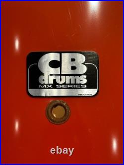 CB Percussion MX Series 5-Piece Drum Set Sunbleached Red CB Percussion MX Series 5-Piece Drum Set Sunbleached Red