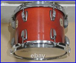 CLEAN! LUDWIG USA 10 SUPER CLASSIC TOM in CHERRY STAIN for YOUR DRUM SET! L100