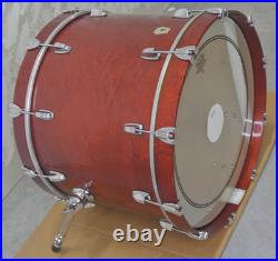 CLEAN! LUDWIG USA 22 SUPER CLASSIC BASS DRUM in CHERRY STAIN for YOUR SET! RM54