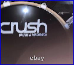 CRUSH Chameleon Ash 5 five piece drum kit with Evans UV2 Drum Heads