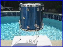 Camco Aristocrat 1960's Oaklawn 5 Pc Drum Set Blue Sparkle