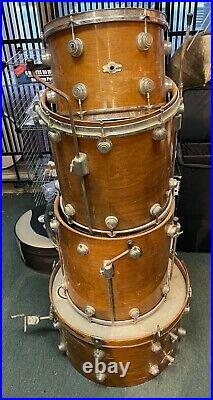 Camco Drumset Parts or Project Drum Set 13 tom 16 & 18 Floor Toms 24 kick