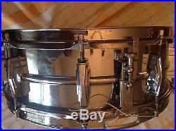 Clean example. C1960 COB shell and hoops LUDWIG SUPRAPHONIC, WFL Pat. Snare set