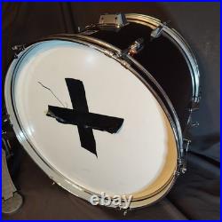 Coda Drum Set 22x17 16x16, 13x11 Drums 3 Pc 1 Top Snap Two Stands And Two Kicker