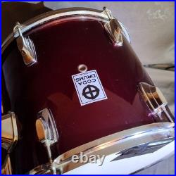 Coda Drum Set 22x17 16x16, 13x11 Drums 3 Pc 1 Top Snap Two Stands And Two Kicker