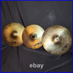 Coda Drum Set 22x17 16x16, 13x11 Drums 3 Pc 1 Top Snap Two Stands And Two Kicker