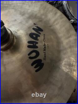 Complete 5-Piece Drum Set with Sabian B8 Cymbals, Hardware & Remo Heads Ready Complete 5-Piece Drum Set with Sabian B8 Cymbals, Hardware & Remo Heads Ready