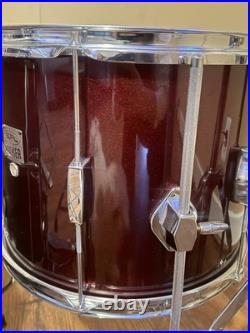 Complete SPL Kicker 5-Piece Drum Set (Dark Red) + Bonuses