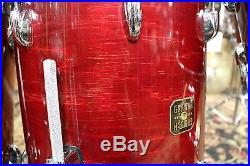 Consignment 1985 Gretsch USA Custom Maple Drum Set, Rosewood Finish, 10,12,13,14