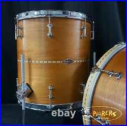 Craviotto Custom Shop Mahogany withMaple 3pc Shell Pack Drum Kit