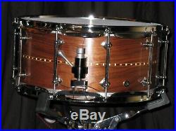 Craviotto Drums 4pc. 2009/10 Solid Walnut Signed Shell Set Excellent Condition