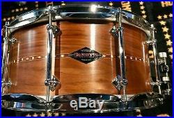Craviotto Drums 4pc. 2009/10 Solid Walnut Signed Shell Set Excellent Condition