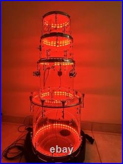 Custom 4 Piece Acrylic Drum Set