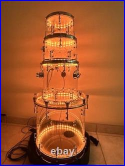 Custom 4 Piece Acrylic Drum Set