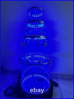 Custom 4 Piece Acrylic Drum Set