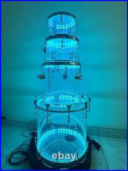 Custom 4 Piece Acrylic Drum Set