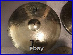 Custom Made Cymbals Complete Set with Rolling Hard Case