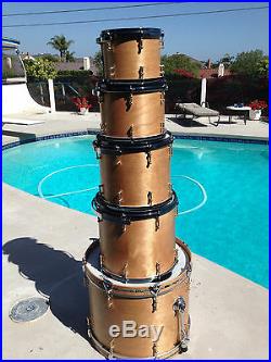 Custom One of a Kind Drumset by Ross Garfield of Drum Doctors with DW mounts