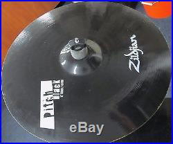 DDrum Diablo Death Punx 7 Piece Double Bass Drum Kit Zildjian Pitch Cymbals Set