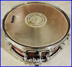 DEFECTIVE Yamaha Rock Tour 14x6 Snare Drum Textured Red Sunburst G3D