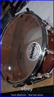 DEFECTIVE Yamaha Rock Tour 14x6 Snare Drum Textured Red Sunburst G3D