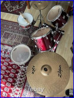 DRUM set (mixed Evans, Percussion plus, Zildjian) DRUM set (mixed Evans, Percussion plus, Zildjian)