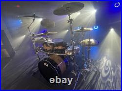 DW 5-Piece Acoustic Drum Kit Shell Pack Bass Snare Toms dual floor toms cases