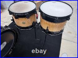 DW 5-Piece Acoustic Drum Kit Shell Pack Bass Snare Toms dual floor toms cases