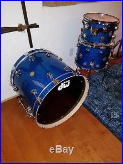 DW COLLECTOR'S BLUE GLASS Drum set
