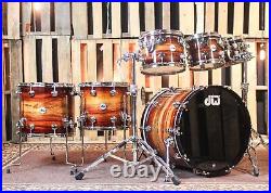 DW Collector's Cherry Horizontal Padauk Drum Set 22,8,10,12,14,16 SO#1110587