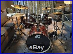 DW Collector's Edition Maple VLT X-Shell Drum Set and Cymbals/Hardware