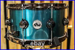 DW Collector's Map/Mahog Anodized Stainless Baby Blue Drum Set SO#856442