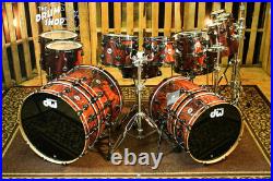 DW Collector's Natural over Mahogany Feather Drum Set SO# 1078255