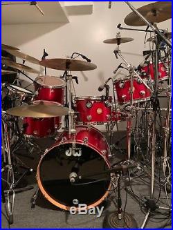 DW Collector's Series 9-pc Drum Set with Pearl Tama Yamaha Roland, Sabian Cymbals