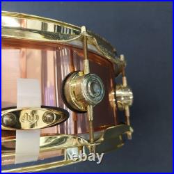 DW Collector's Series Copper 5x14 Snare Drum 2002 Polished Copper with Gold Lugs DW Collector's Series Copper 5x14 Snare Drum 2002 Polished Copper with Gold Lugs