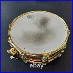 DW Collector's Series Copper 5x14 Snare Drum 2002 Polished Copper with Gold Lugs DW Collector's Series Copper 5x14 Snare Drum 2002 Polished Copper with Gold Lugs