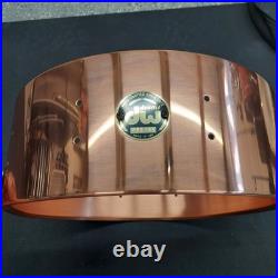 DW Collector's Series Copper 5x14 Snare Drum 2002 Polished Copper with Gold Lugs DW Collector's Series Copper 5x14 Snare Drum 2002 Polished Copper with Gold Lugs