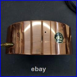 DW Collector's Series Copper 5x14 Snare Drum 2002 Polished Copper with Gold Lugs DW Collector's Series Copper 5x14 Snare Drum 2002 Polished Copper with Gold Lugs