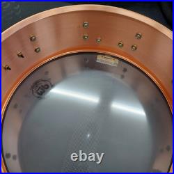 DW Collector's Series Copper 5x14 Snare Drum 2002 Polished Copper with Gold Lugs DW Collector's Series Copper 5x14 Snare Drum 2002 Polished Copper with Gold Lugs