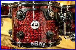 DW Collector's Series Drum Set, Red Silk Onyx Finish Ply SO# 808998