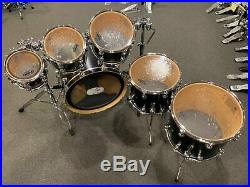 DW Collector's Series SSC Maple 6 Piece Drum Set Kit in Ebony Satin