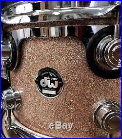 DW Collectors Maple Champagne Sparkle 3pc Drum Set! 20,14,12