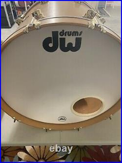 DW Collectors Series 5 Piece Drum Set With Mounting Stands and Hardcases