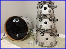 DW Collectors Series Drum Set. White Marine Pearl! Used, Excellent Condition