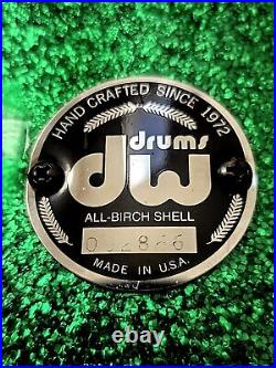 DW Collectors Series Maple/Birch 13,16,24 Green Sparkle