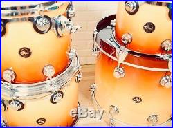 DW Collectors series 4 piece drum set kit Excellent! -used drums for sale